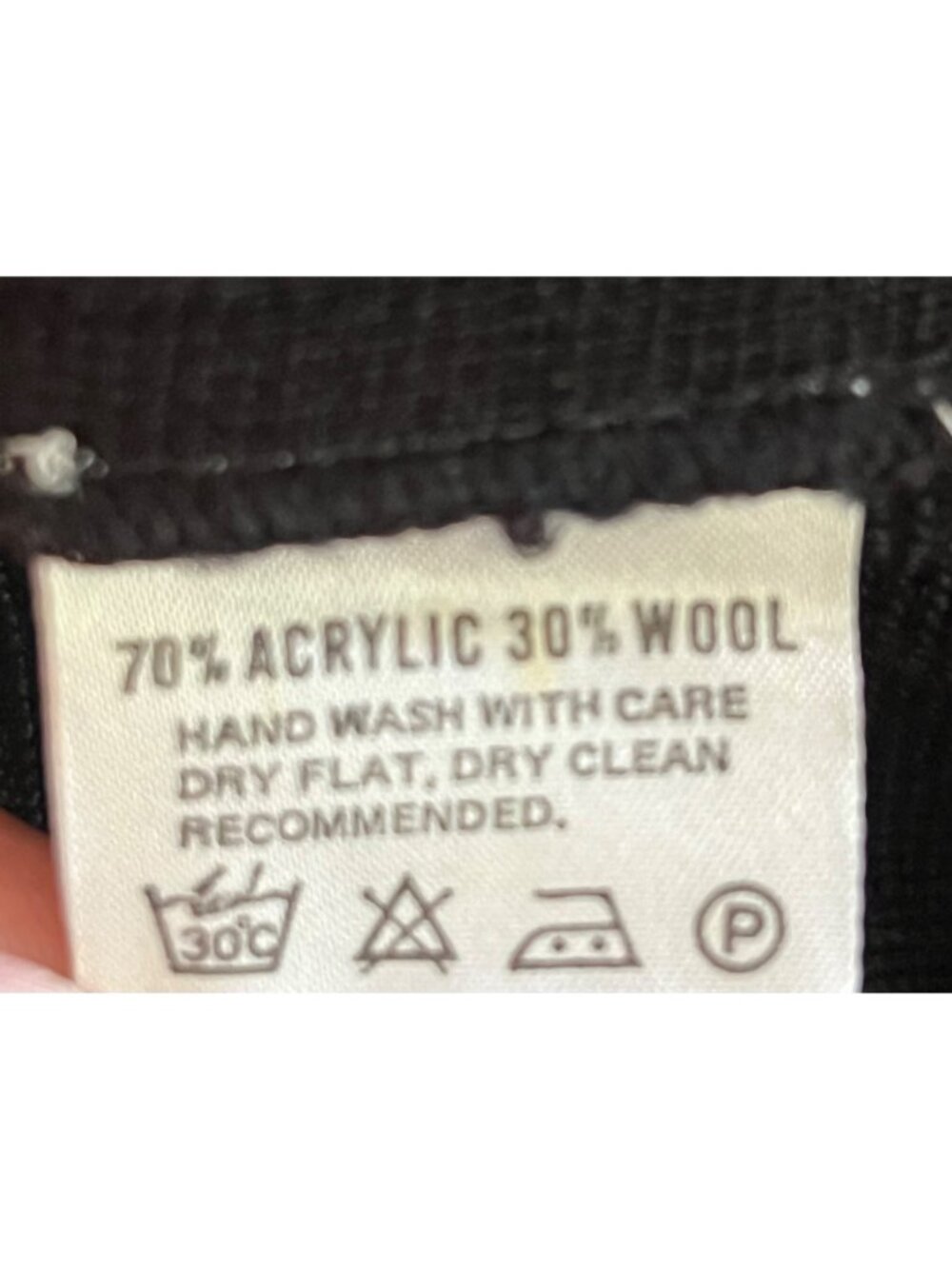 Vintage Arthur Kohler Tricoville Black Wool Blend Dress Sweater Gold Studded 18 - Picture 11 of 11